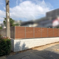 所沢市　目隠しフェンスの設置工事のサムネイル