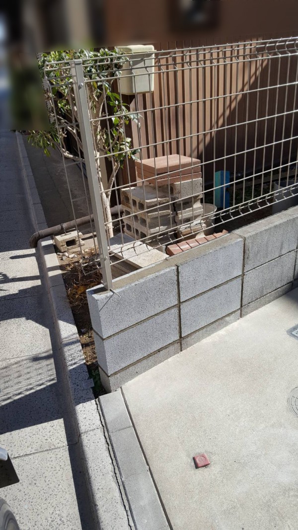 所沢市 ブロック塀の補修工事のサムネイル