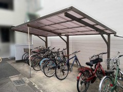 【川越市 駐輪場 屋根張替え】サイクルポートのリフォームサムネイル